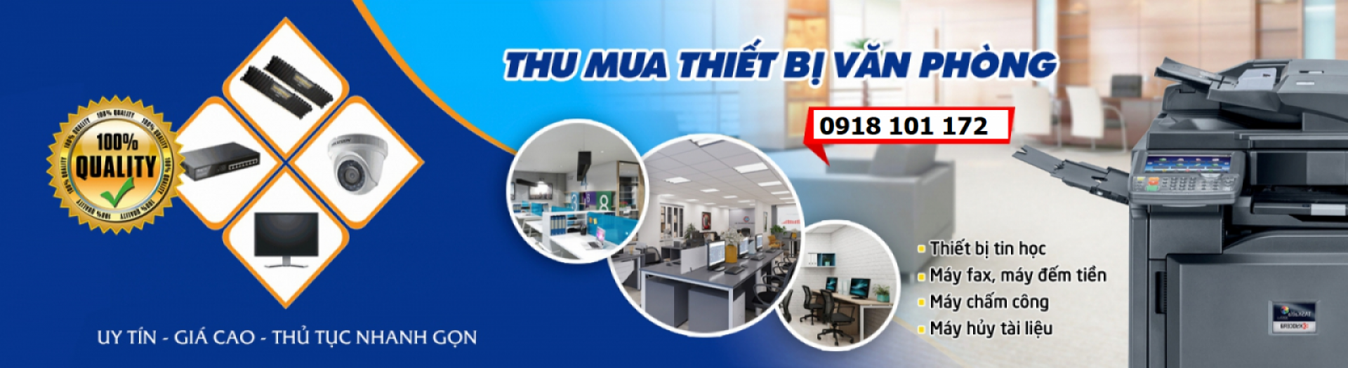 Thu mua thiết bị văn phòng